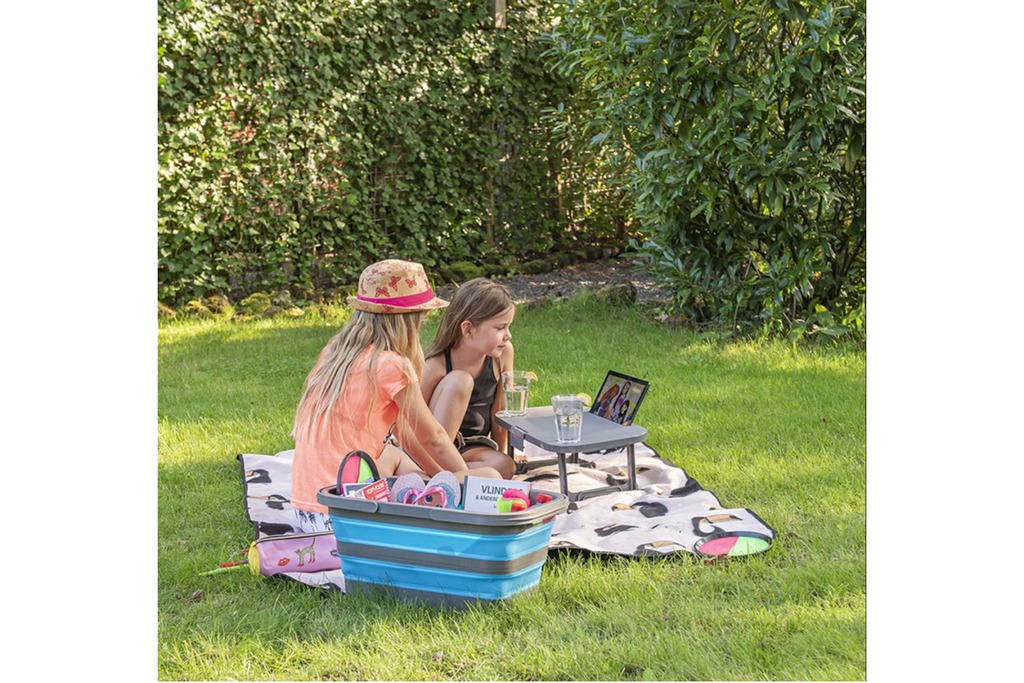 Picknickmand met deksel ProPlus 370315 opvouwbare mand met tafelfunctie 20L