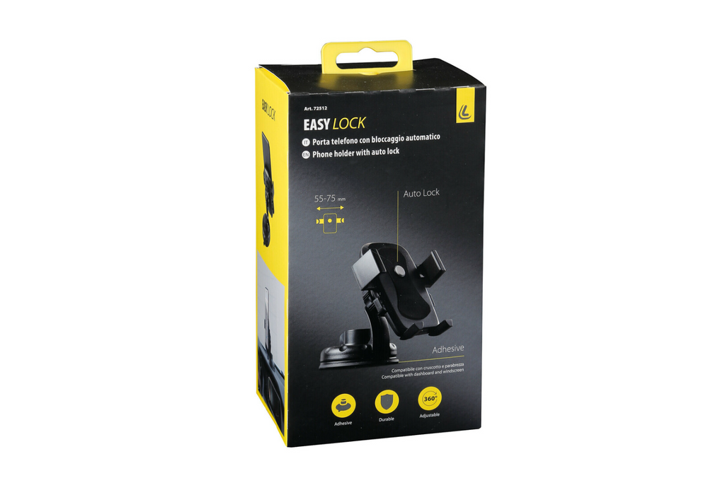 Support de téléphone Easy-Lock LAMP avec ventouse