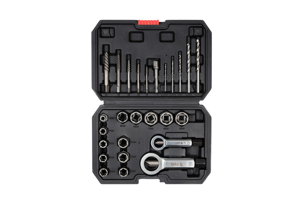Kit d'extracteurs de vis universels YATO YT-06037 26 pièces.