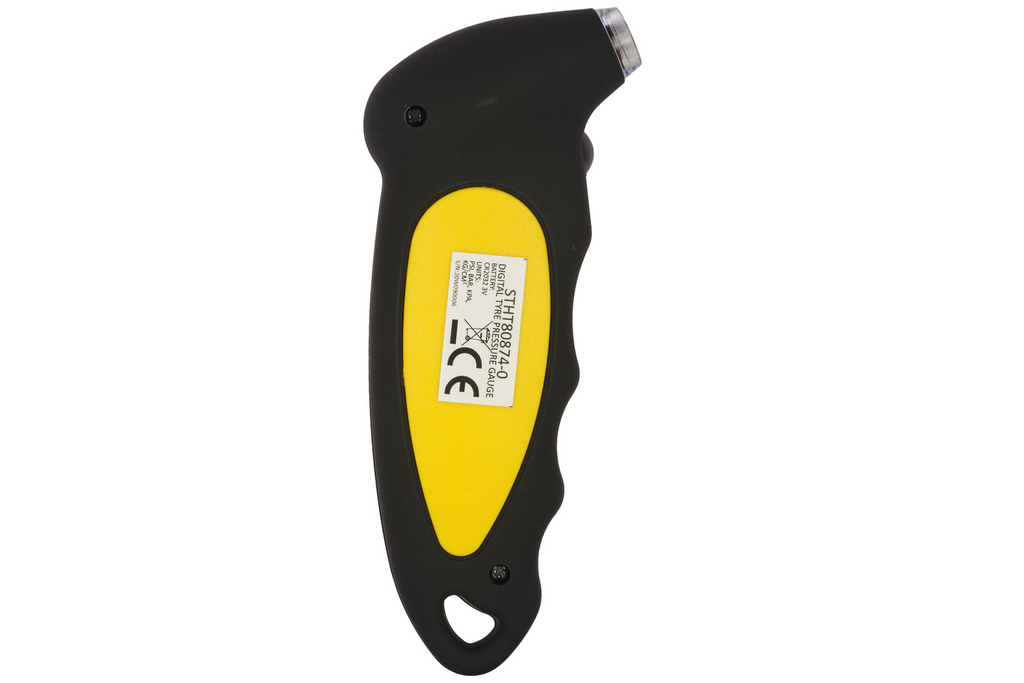 Manomètre numérique automobile STANLEY pour la pression des pneus, plage de 0 à 6,2 bar