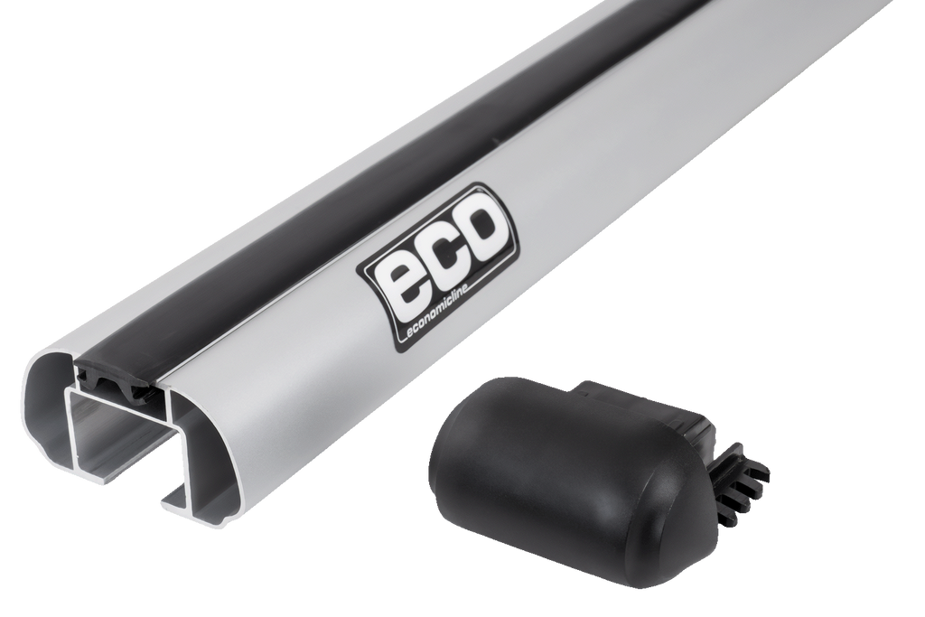 Eco Alubase 135 - uniwersalny bagażnik aluminiowy na relingi z zamkami
