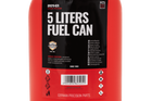 5L HERMON plastic jerrycan met trechter, rood