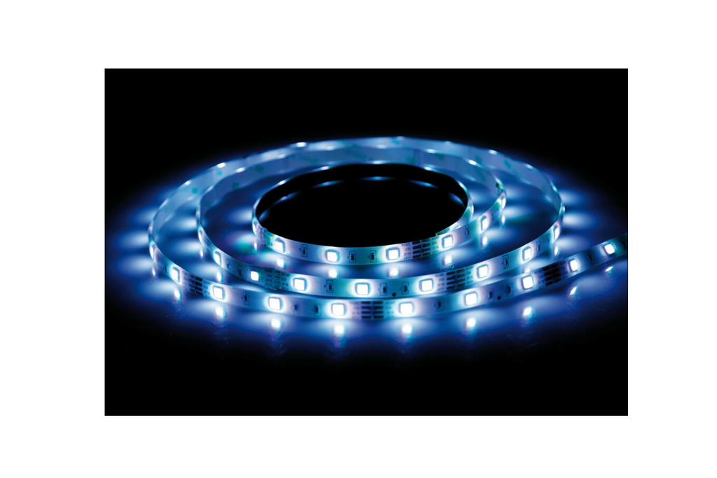 Bande LED RGB avec ruban adhésif, lampe 12/24 V, 200 cm