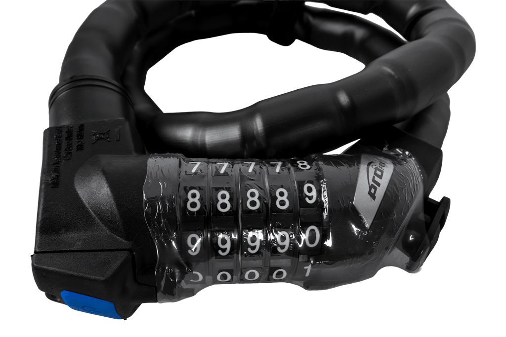 Verstevigd fietsslot met code PROFEX 81601, 90 cm lang