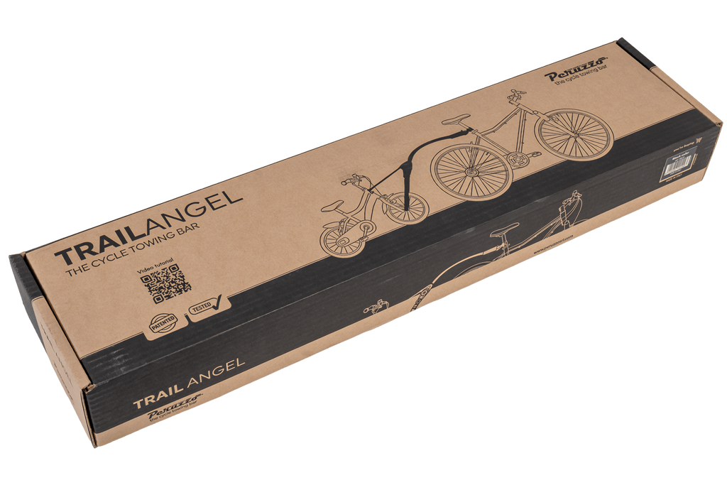Barre de remorquage Trail Angel pour vélo enfant (noire)