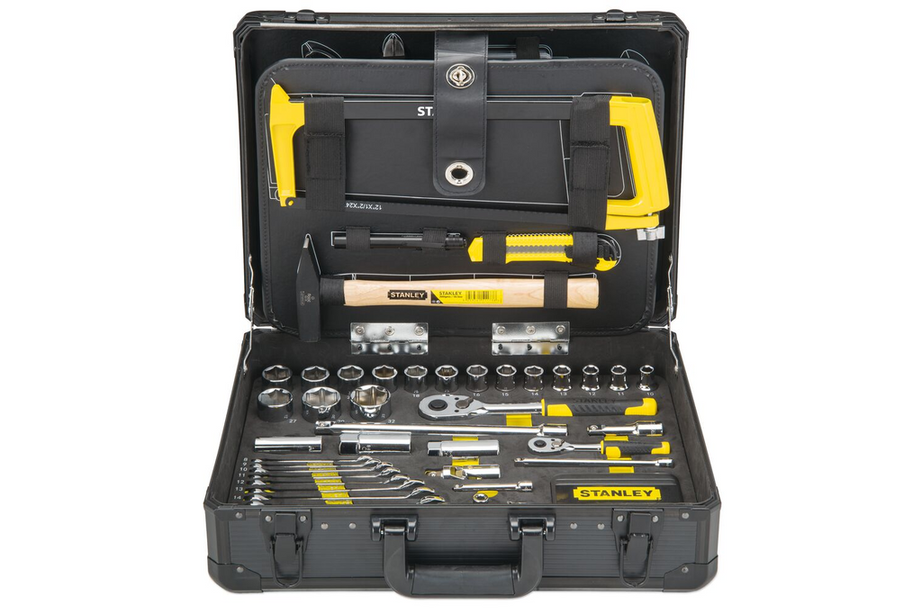 Kit d'entretien STANLEY STMT98109-1, coffret à outils, 142 pièces