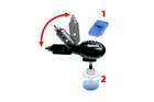 Lampe anti-moustiques électrique, prise allume-cigare 12/24 V