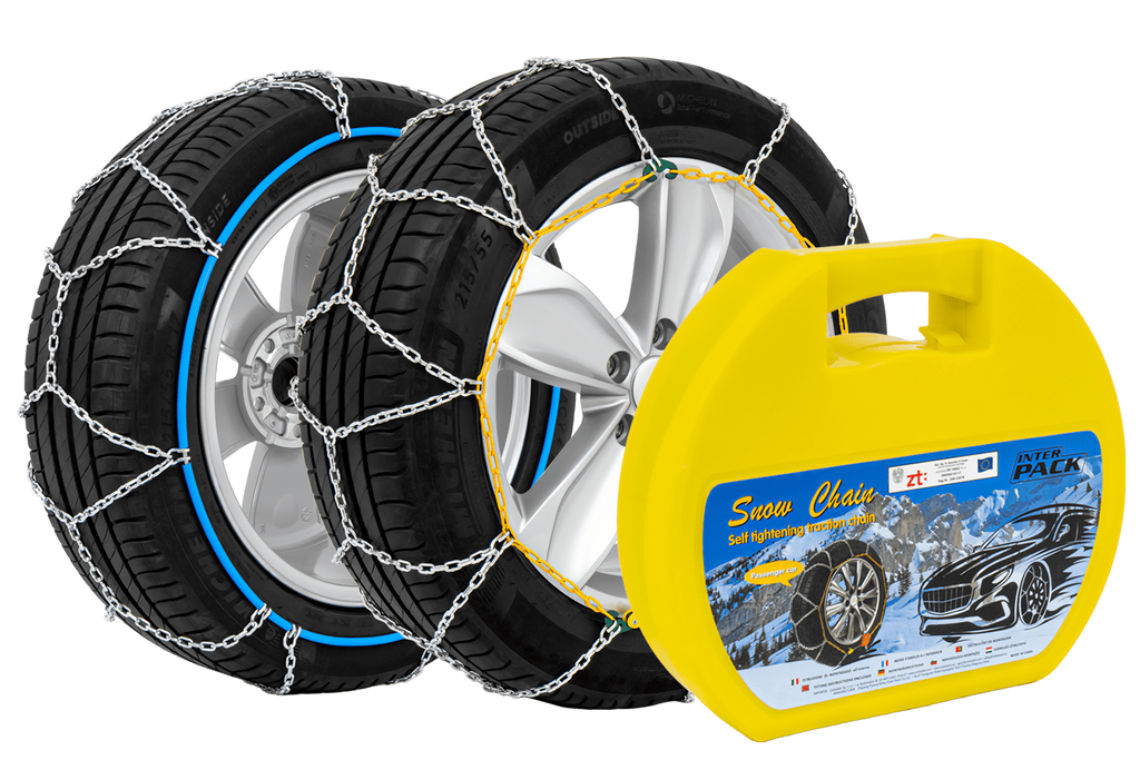 Chaînes à neige Inter Pack KNS 100 - 9 mm avec dispositif de tension automatique