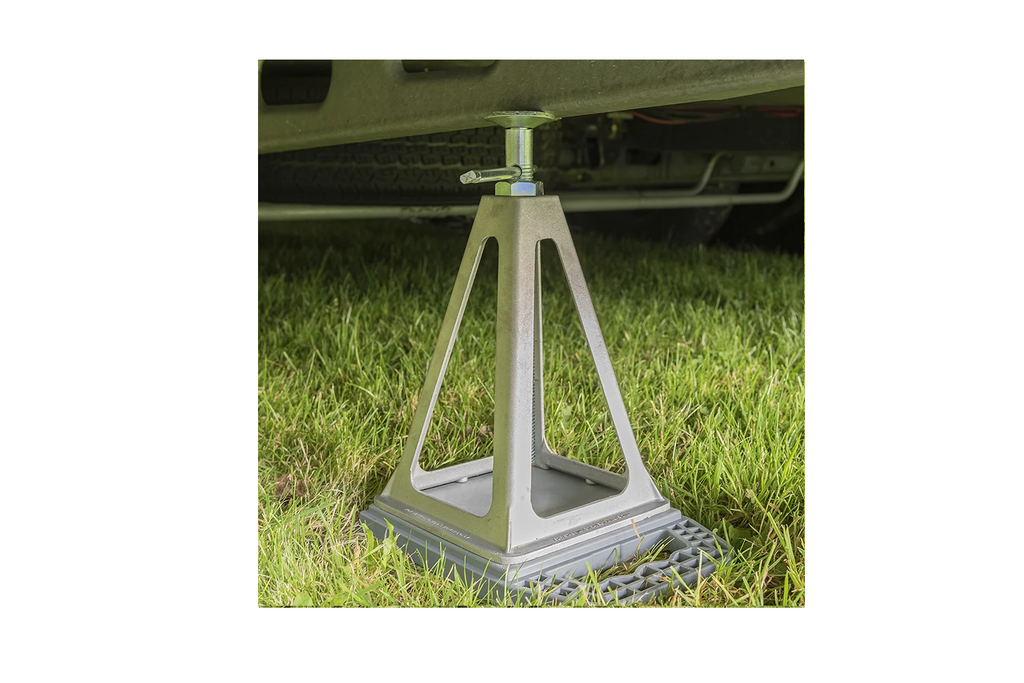Ensemble de quatre supports extensibles ProPlus 360803 stabilisateurs pour remorques 3600 kg 430 mm