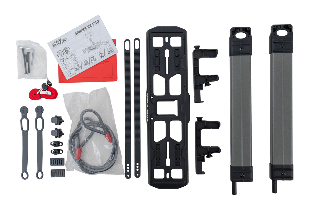 Inter Pack Spider 2E PRO - porte-vélos sur attelage pour 2 vélos électriques