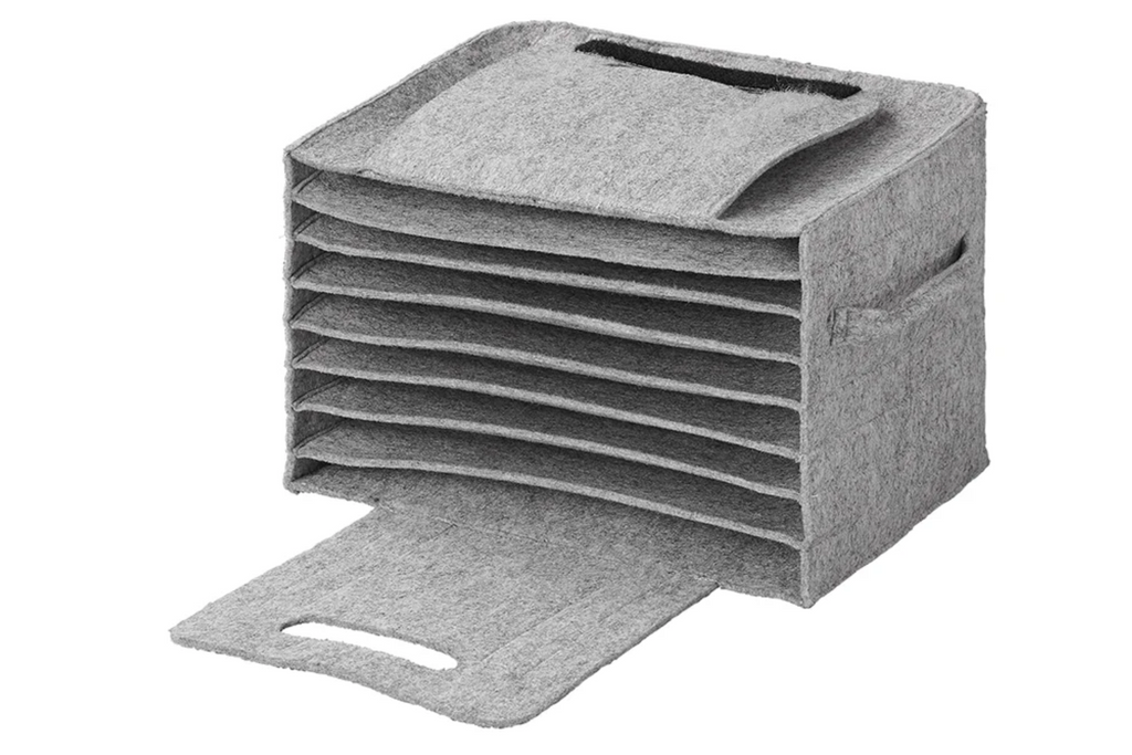 Organisateur de plaques d'immatriculation ProPlus 761475V01 pour camping-car, en feutre, pour 10 plaques.