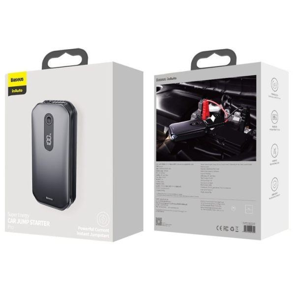BASEUS Super Energy Pro Powerbank 12000mAh met 12V-startfunctie