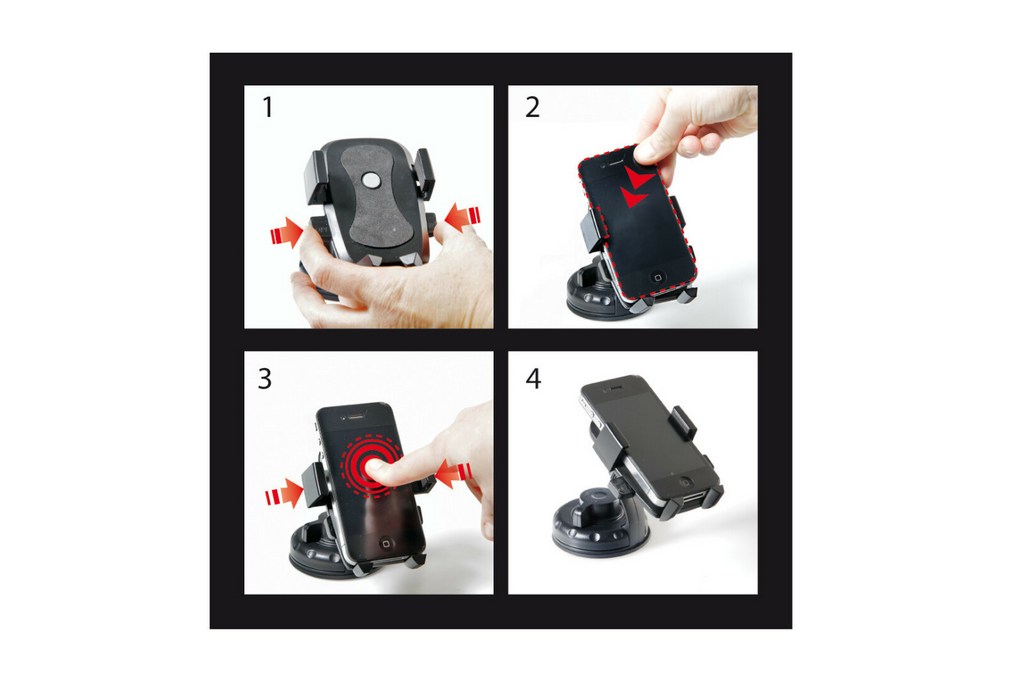 Support de téléphone Easy-Lock LAMP avec ventouse