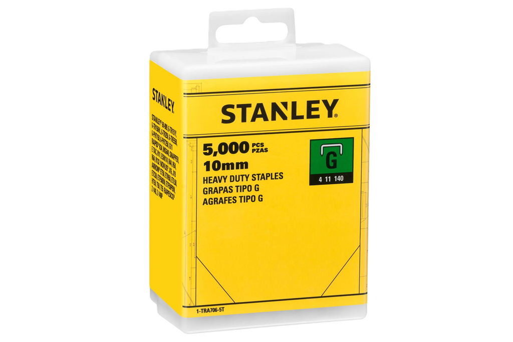 STANLEY nietjes 1-TRA706-5T Type G 4/11/140 10mm 5000 stuks