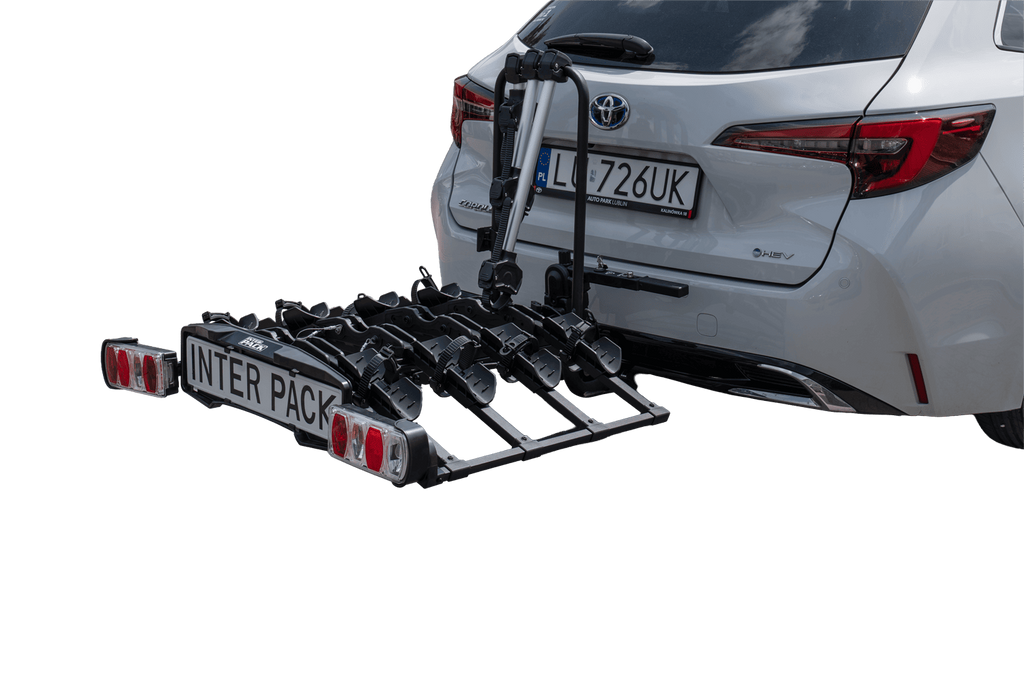 Inter Pack Quattro Fold - porte-vélos sur attelage pour 4 vélos