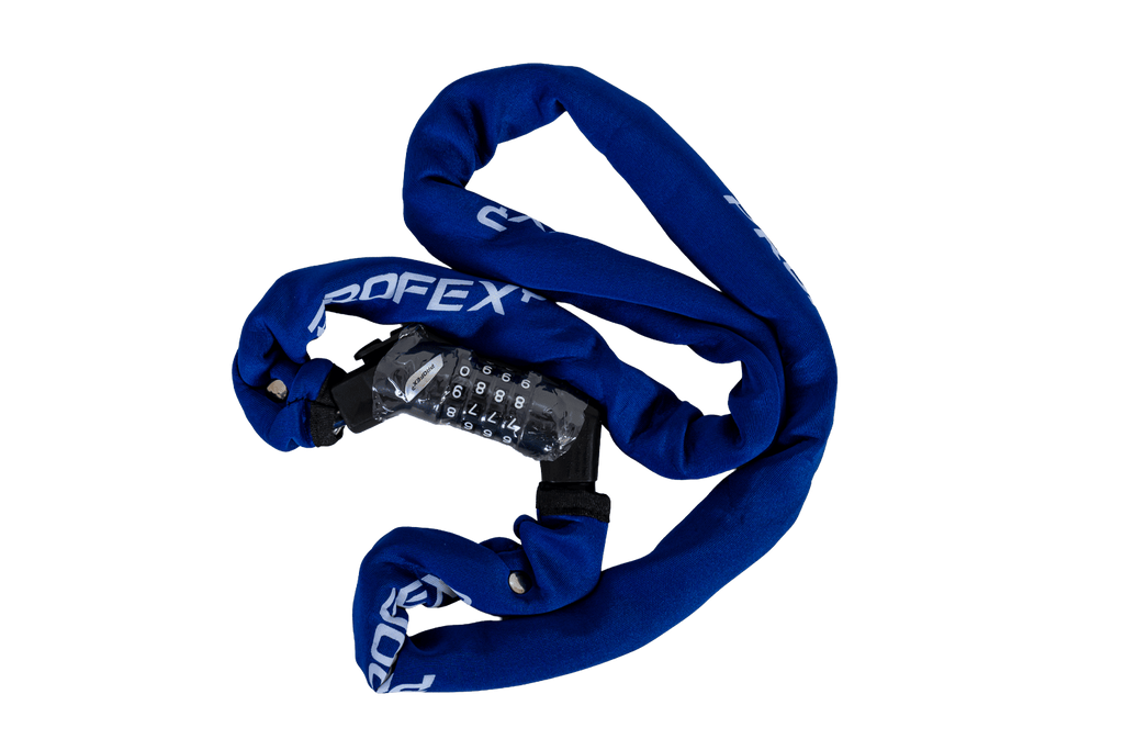 PROFEX 81662 Neo 130 cm fietsslot met ketting en cijferslot