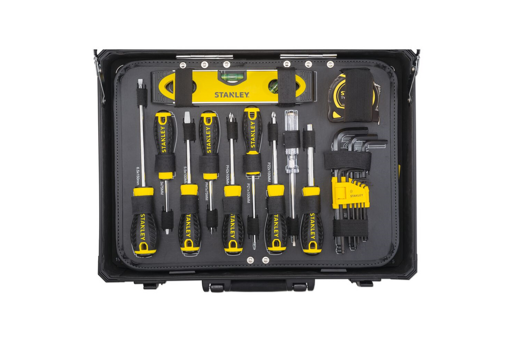 STANLEY STMT98109-1 servicekit, gereedschapskoffer, 142 stuks