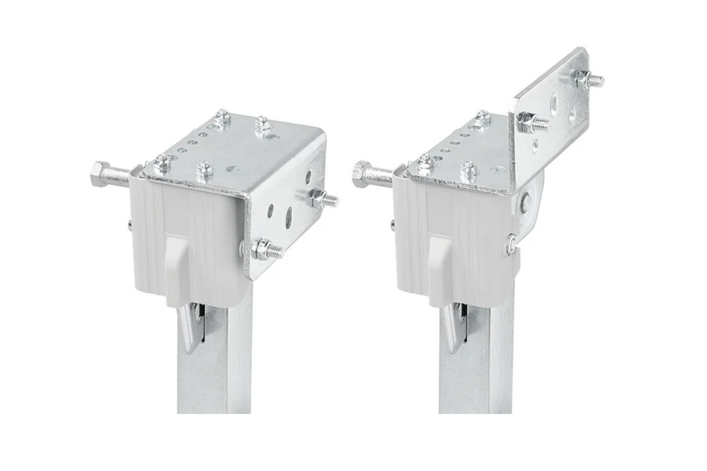 Ensemble de deux supports extensibles avec manivelle et fixation ProPlus 361500 pour remorque plateau 1000 kg 290-460 mm