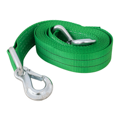 Linka holownicza z hakami HILLS pas holowniczy 5m/60mm/6t zielony