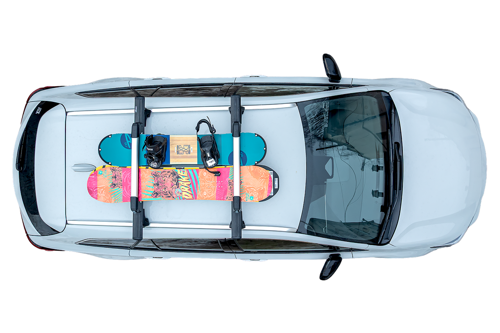 Inter Pack Frostline 4 - support en aluminium pour 4 paires de skis ou 2 snowboards
