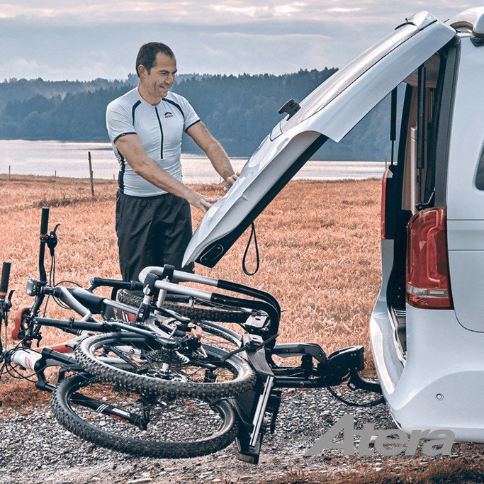Atera Genio Pro - plateforme de remorquage pour 2 vélos 022785 (noir)