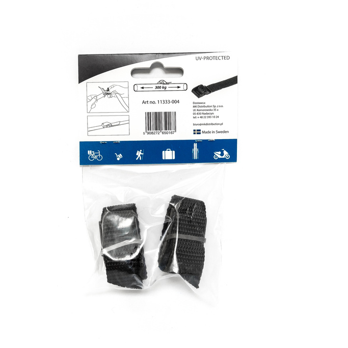 Ceinture textile 30 cm - 2 pièces