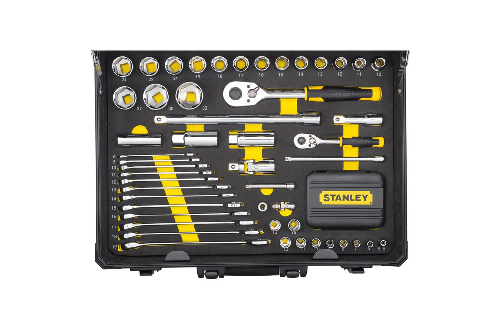 STANLEY STMT98109-1 servicekit, gereedschapskoffer, 142 stuks