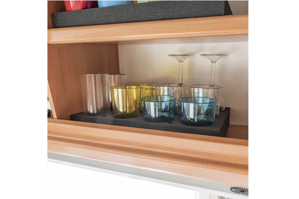 ProPlus 761472PM Porte-gobelets et verres pour camping, mousse souple, peut contenir 12 gobelets