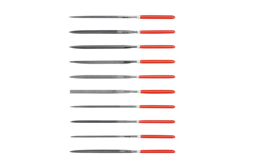 Jeu de 10 limes aiguilles YATO YT-6164 4x160x75mm