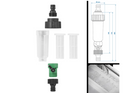 Filtre à eau ProPlus 150770 pour robinet/tuyau d'arrosage, connexion universelle avec filtre supplémentaire