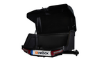 Coffre de rangement Towbox Camper Alpha à LED noire (court) - coffre à bagages monté sur attelage