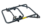 Porte-vélos Peruzzo Brennero 4x4 pour roue de secours - Porte-vélos 2 vélos avec rails (noir)