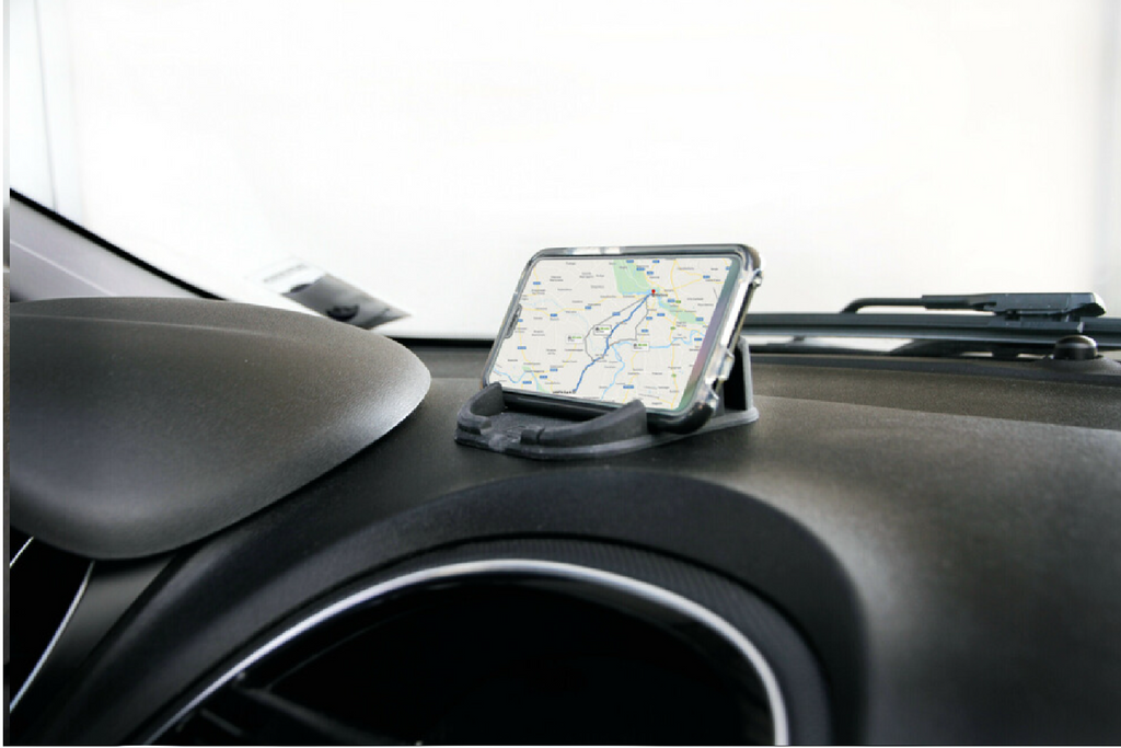 Tapis de téléphone LAMP, organisateur/support de voiture en silicone 110 x 110 mm