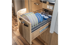ProPlus 761472PMV02 Camper Bordenrek van schuim voor 8 borden en 6 bekers