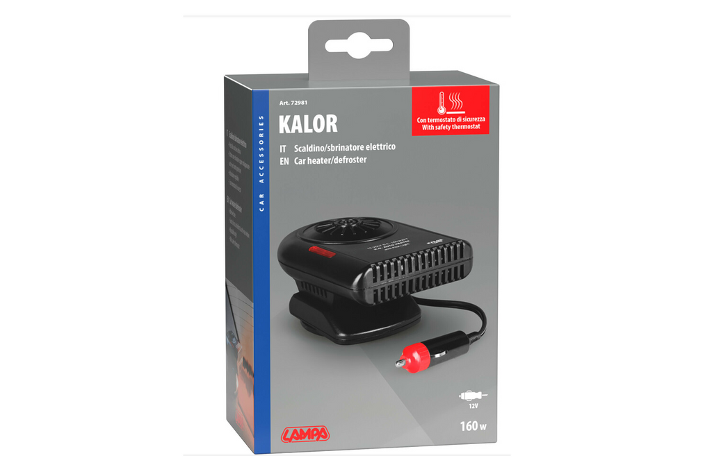 Raamontdooier LAMP KALOR autokachel 12V 160W