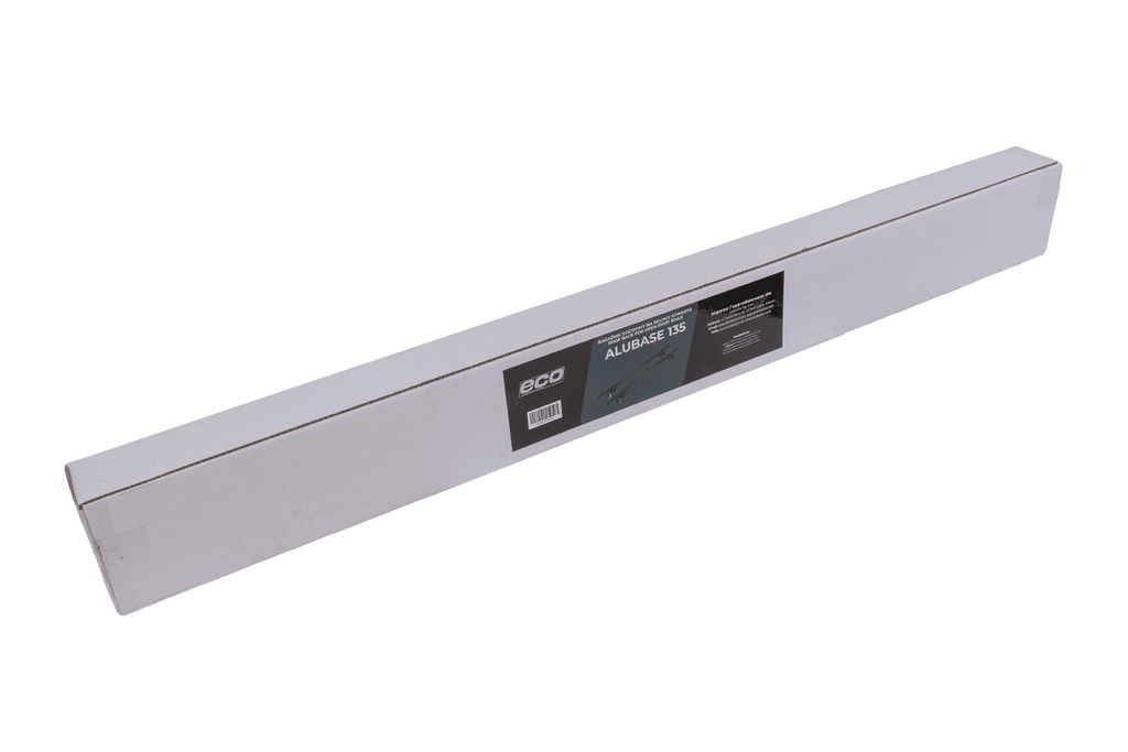 Galerie de toit Eco Alubase 135 - galerie universelle en aluminium pour rails ouverts (noir)