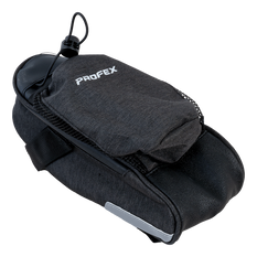 Torba pod siodełko rowerowe z kieszenią na bidon PROFEX 82318 Long Black Lux