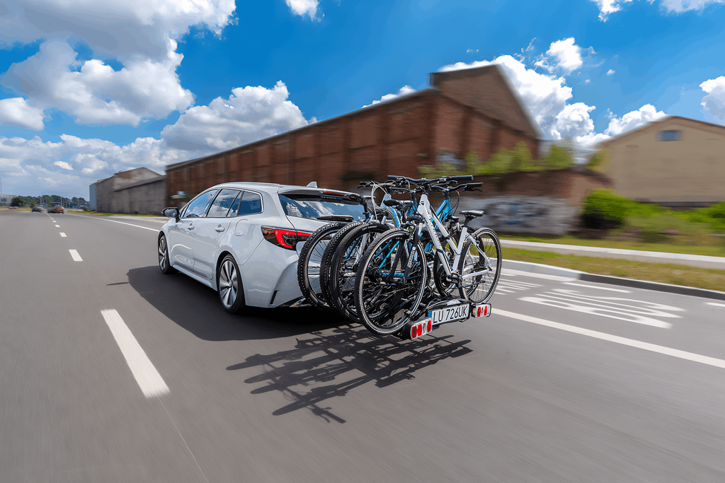 Inter Pack Quattro Fold - porte-vélos sur attelage pour 4 vélos