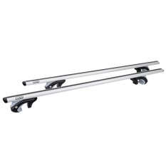 Eco Alubase 135 - uniwersalny bagażnik aluminiowy na relingi z zamkami