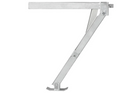 Support d'angle extensible ProPlus 361510V01, côté avant gauche/arrière droit, pour remorque, capacité 600 kg, hauteur 460 mm