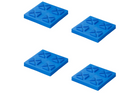 Ensemble de quatre coussinets de stabilisation d'angle pour remorque ProPlus 361538
