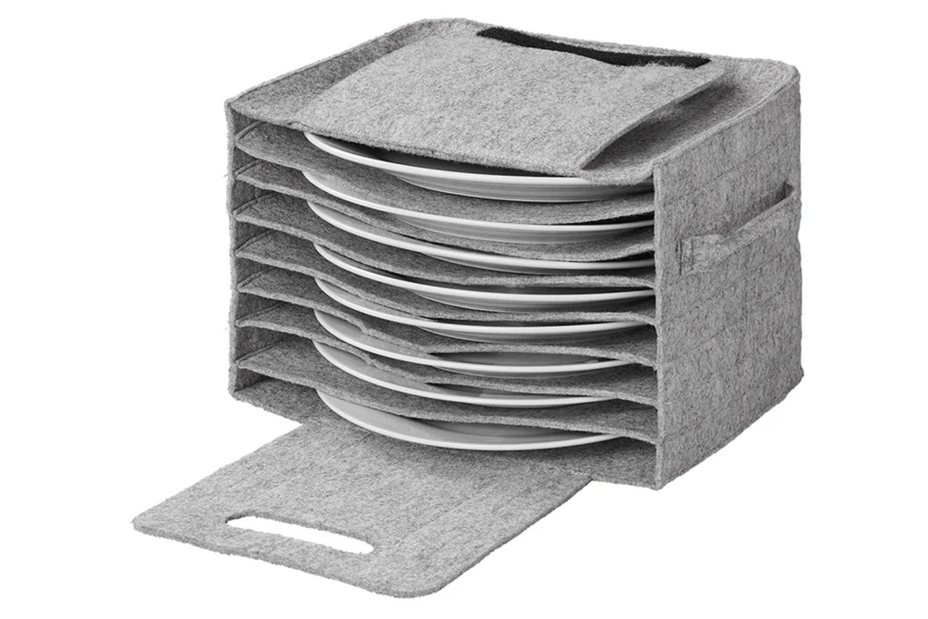 Organisateur de plaques d'immatriculation ProPlus 761475V01 pour camping-car, en feutre, pour 10 plaques.