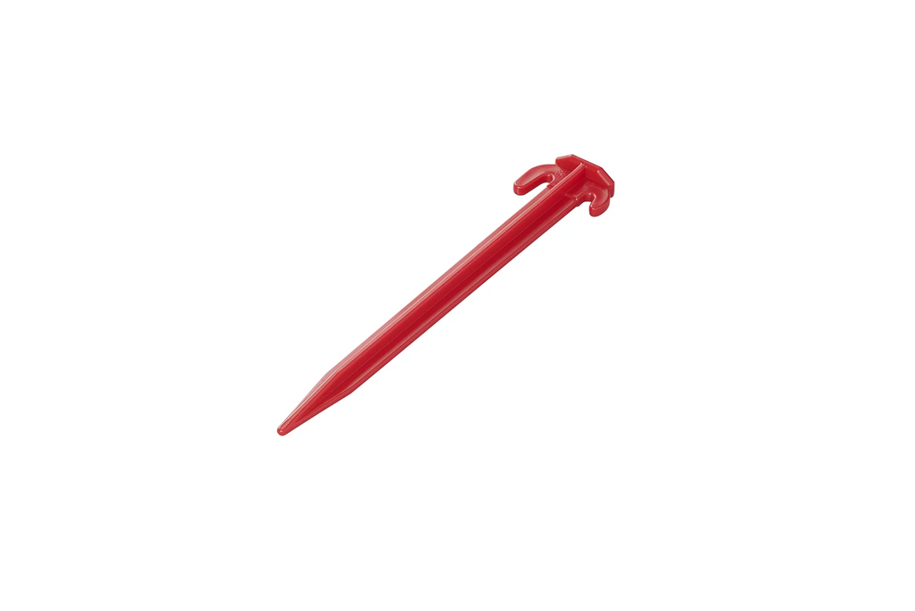 Lot de six piquets de tente ProPlus 364824, piquets en plastique pour la fixation des haubans, 19 cm