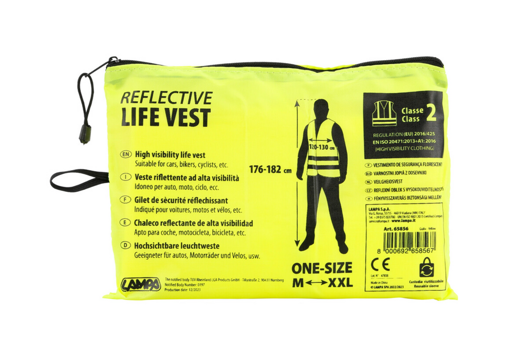 Gilet réfléchissant LAMP M-XXL jaune