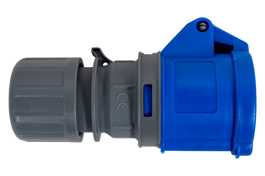 Prise électrique portable MANTES 2P+Z 16A 230V avec clapet