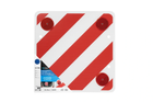 Panneau de signalisation arrière ProPlus 361228 avec réflecteurs 50x50cm