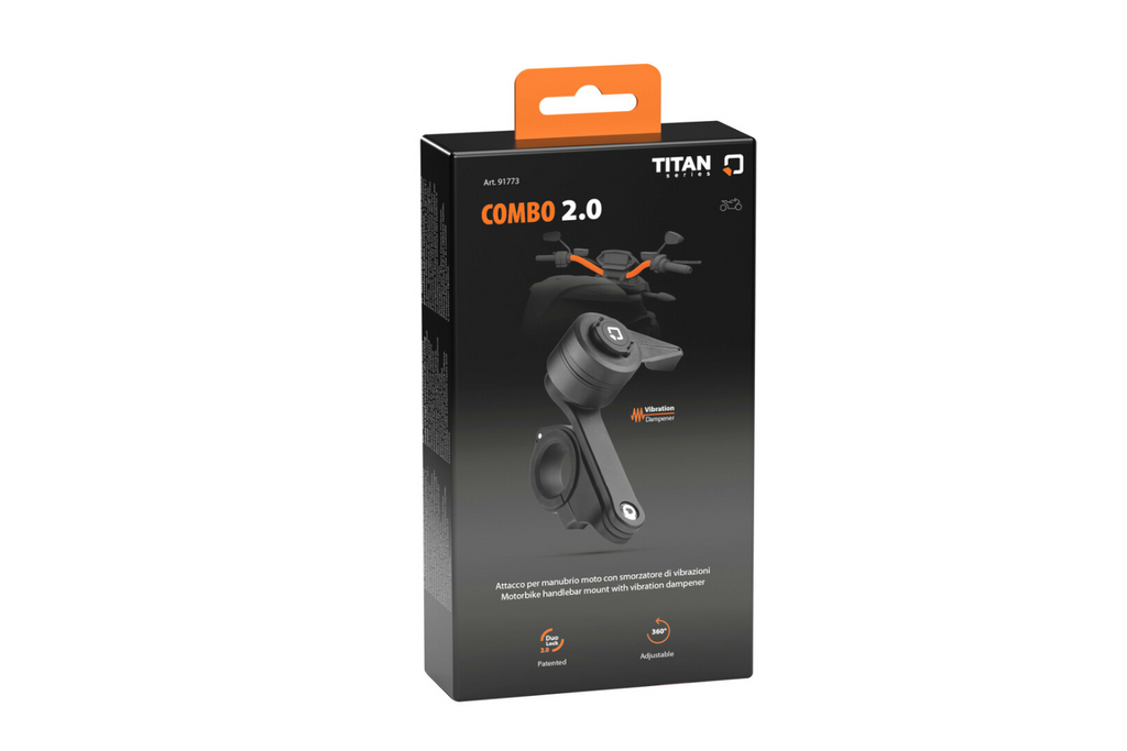 LAMPA Titan Combo 2.0 telefoonhouder voor op het stuur