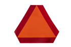 HERMON reflecterende sticker, waarschuwingsdriehoek voor langzaam rijdend verkeer, 300x120mm