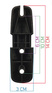 Cybanty uniwersalne Flexi Fit (komplet 4 szt) - mocowania do boxa dachowego