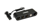 Sigarettenaansteker-aansluiting splitter LAMP Multi-Socket 4x 12/24V + 2x USB